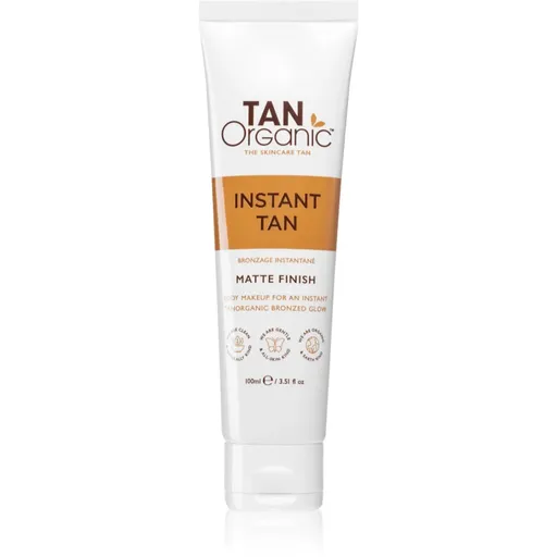 TanOrganic Instant Tan lotiune autobronzanta pentru corp cu efect matifiant 100 ml