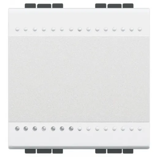Intrerupator cap cruce 2 module Living Light Bticino N4004M2N, alb