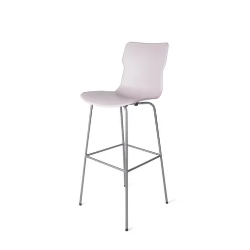 Scaun de bar Duo Stone 48 x 51,8 x 116 cm, gri deschis