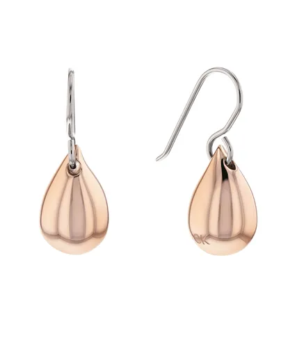 Calvin Klein Elegant bicolori cercei din oțel Sculptured Drops 35000075