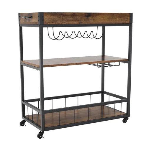 Cărucior de servire pe roți Silvius