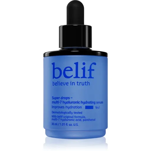 belif Super Drops Multi-7 Hyaluronic Hydrating Serum ser pentru hranire si hidratare profunda cu efect de întărire 30 ml