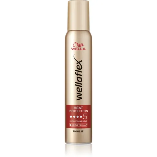 Wella Wellaflex Heat Protection spuma  pentru modelarea termica a parului 200 ml