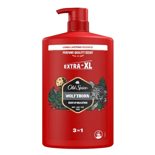 Old Spice Gel de duș pentru bărbați WolfThorn (Body-Hair-Face Wash) 1000 ml
