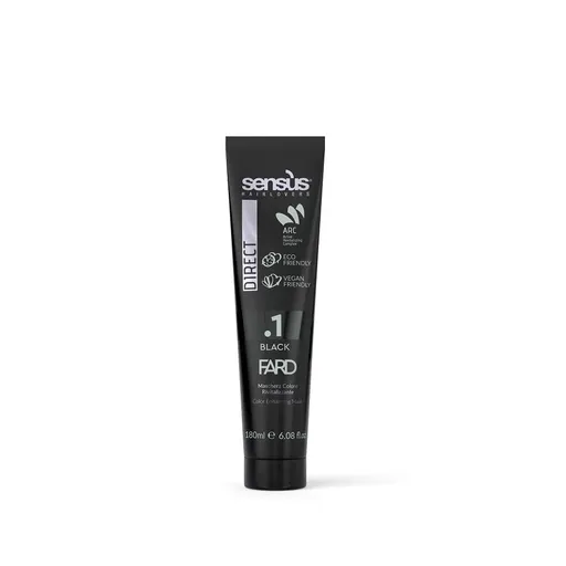 Masca Coloranta De Par Sensus Direct Fard 1 Black 180 ml