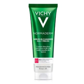 Vichy Ser de curățare pentru peelingul de zi al pielii Normaderm (Serum-In-Cleanser Daily Peeling) 125 ml