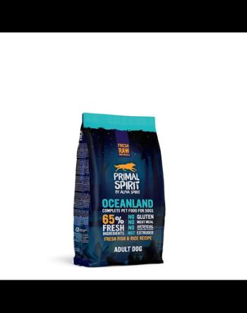 PRIMAL SPIRIT Oceanland Hrana semi-moale caini adulti, cu peste si orez 1 kg