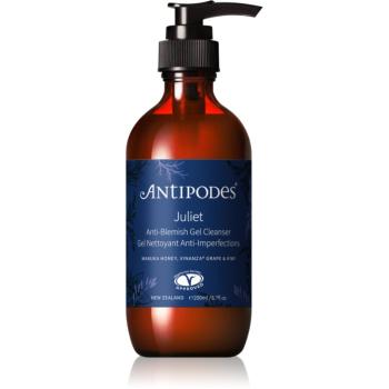 Antipodes Juliet Anti-Blemish Gel Cleanser gel de curățare impotriva imperfectiunilor pielii 200 ml