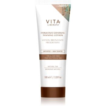 Vita Liberata Fabulous Gradual Tanning Lotion loțiune autobronzanta fără culoare pentru corp 100 ml