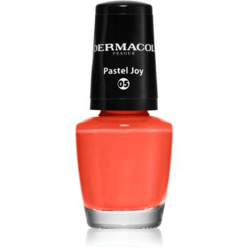 Dermacol Mini lac de unghii culoare 05 Pastel Joy 5 ml