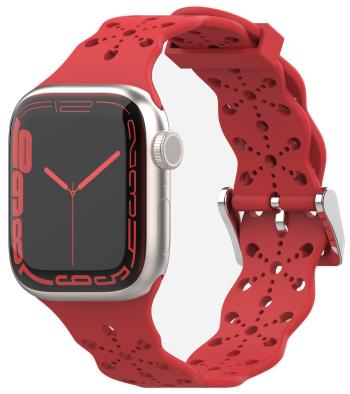 4wrist Curea din silicon pentru Apple Watch - 38/40/41 mm - Roșie