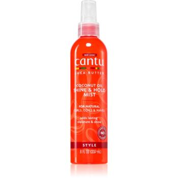 CANTU Shea Butter Shine&Hold mist bruma de corp hidratanta stralucire pentru parul ondulat si cret 237 ml