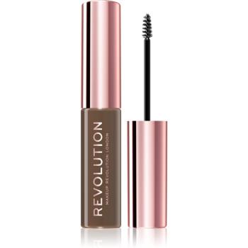 Makeup Revolution Brow Fixer gel na obočí odstín Ash Brown 6 ml