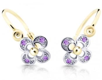 Cutie Jewellery Cercei din aur pentru copii C2200-10-X-1 Violet