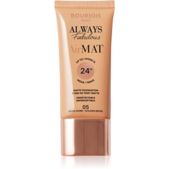 Bourjois Air Mat machiaj cu efect matifiant culoare 05 Golden Beige 30 ml