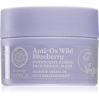 Natura Siberica Anti-Ox Wild Blueberry cremă-mască de noapte regeneratoare 50 ml