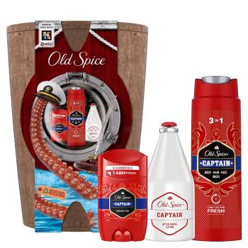 Old Spice Set cadou pentru îngrijirea corpului într-un butoi de lemn Captain