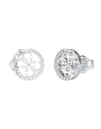 Guess Cercei din oțel tip stud 4 Love JUBE05041JWRHT/U