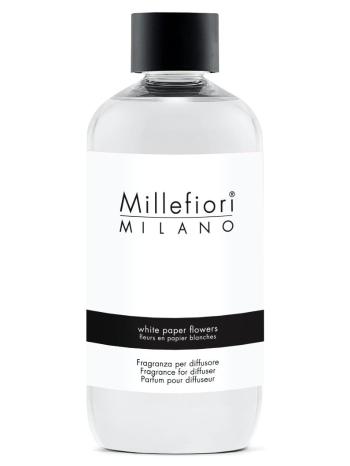 Millefiori Milano "Rezervă de umplere pentru difuzorul de aromă Natural Flori din hârtie albă 250 ml