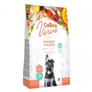 CALIBRA Verve GF Junior M&L Chicken&Duck granule pre psov 1 ks, Hmotnosť balenia: 12 kg