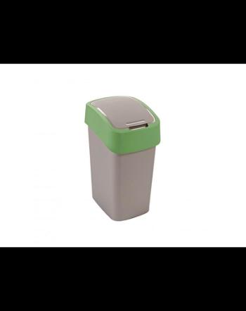 CURVER Cos de gunoi &quot;FLIP BIN&quot; 9 L argintiu / verde