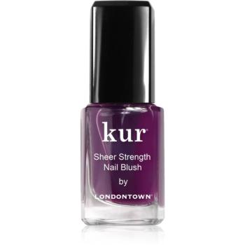 LONDONTOWN Kur Sheer Strength Nail Blush îngrijire nuanțatoare pentru fermitate și iluminare pentru unghii culoare Concord 12 ml