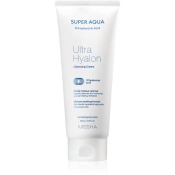 Missha Super Aqua 10 Hyaluronic Acid hidratáló tisztító krém 200 ml