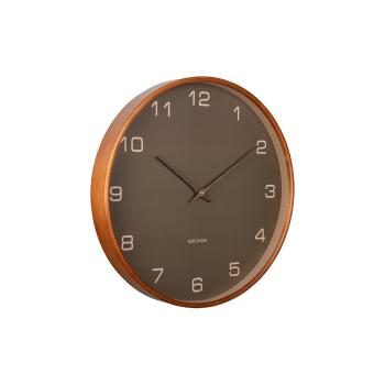 Karlsson 5993MG design ceas de perete maro,diametru 40 cm