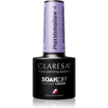 Claresa SoakOff UV/LED Color Marshmallow lac de unghii sub forma de gel culoare 4 5 g