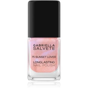 Gabriella Salvete Longlasting Enamel lac de unghii cu rezistenta indelungata lucios culoare 75 Sunset Lover 11 ml