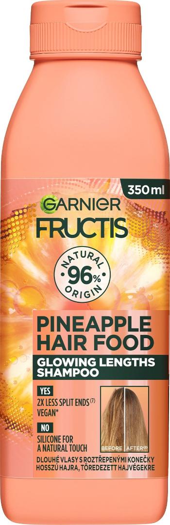 Sampon GARNIER Fructis Hair Food Pineapple Fényesítő sampon hosszú hajra 350 ml