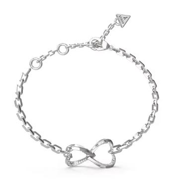 Guess Brățară delicată din oțel cu inimioare Mon Amour JUBB04618JWRH 14.5 cm