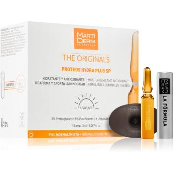 MartiDerm The Originals Proteos Hydra Plus SP fiolă împotriva îmbătrânirii pielii cu vitamina C 10x2 ml