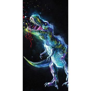 Prosop Jerry Fabrics Dinosaur Black, 70 x 140 cm