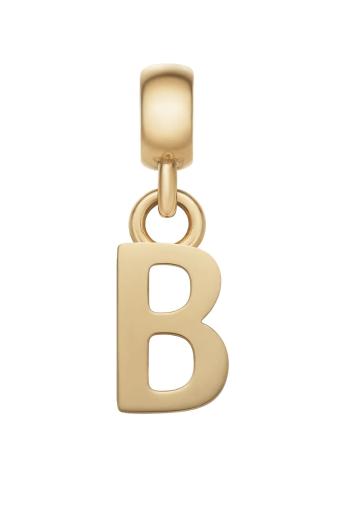 Daniel Wellington Pandantiv placat cu aur cu litera "B" Charms DW00400485
