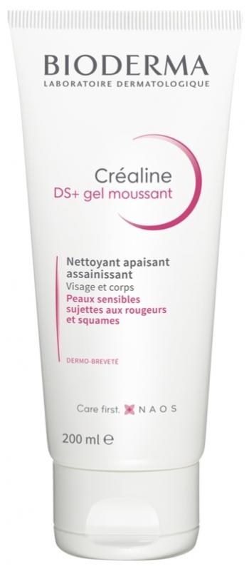 Bioderma Gel de curățare liniștitor pentru piele Créaline DS+ Gel Moussant (Soothing Cleansing Gel) 200 ml