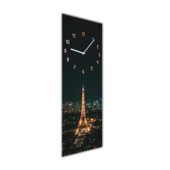 Styler Glassclock Paris falióra, 20 x 60 cm - Styler