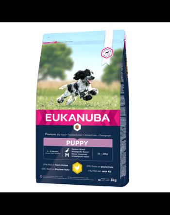 EUKANUBA Puppy Medium Breeds Chicken 3 kg