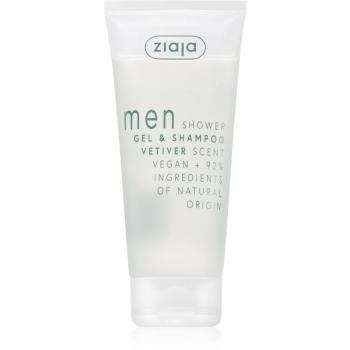 Ziaja Men 2 in 1 gel de dus si sampon pentru barbati Vetiver 200 ml