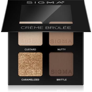 Sigma Beauty Quad paletă cu farduri de ochi culoare Crème Brûlée 4 g