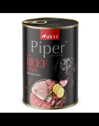 PIPER ficat de vita si cartof 400g hrana umeda pentru caini