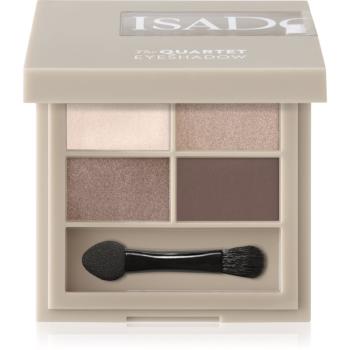 IsaDora The Eyeshadow Quartet paletă cu farduri de ochi culoare 04 Cappuccino 3.5 g