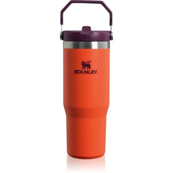 Stanley IceFlow™ Flip Straw Tumbler sticlă inoxidabilă pentru apă Tigerlilly 890 ml