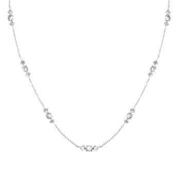 Rosefield Colier elegant din oțel cu cristale Triple JNTCS-J1016