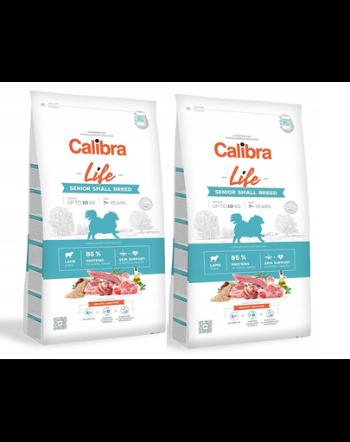 CALIBRA Dog Life Senior Small Breed Lamb hrana uscata superpremium pentru caini seniori de talie mica, cu miel 12 kg (2 x 6 kg)