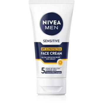 NIVEA MEN Sensitive cremă protectoare pentru barbati SPF 15 75 ml