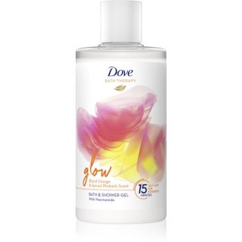 Dove Bath Therapy Glow gel de dus si baie Blood Orange & Rhubarb 400 ml