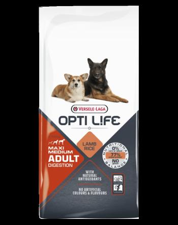 VERSELE-LAGA Opti Life Adult Digestion Medium&amp;Maxi hrana uscata pentru caini de talie medie/mare cu sensibilitati 12,5 kg