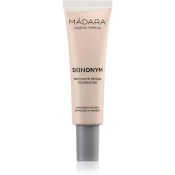 MÁDARA Skinonym Semi-Matte Peptide machiaj persistent cu peptide culoare #25 Linen 30 ml