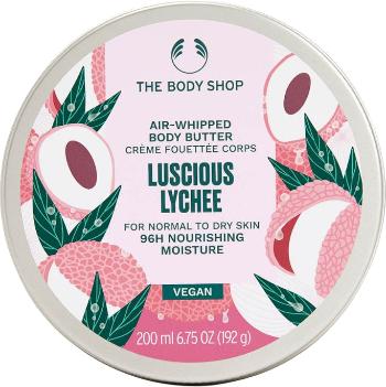 The Body Shop Unt de corp pentru piele normală până la uscată Luscious Lychee (Air-Whipped Body Butter) 200 ml